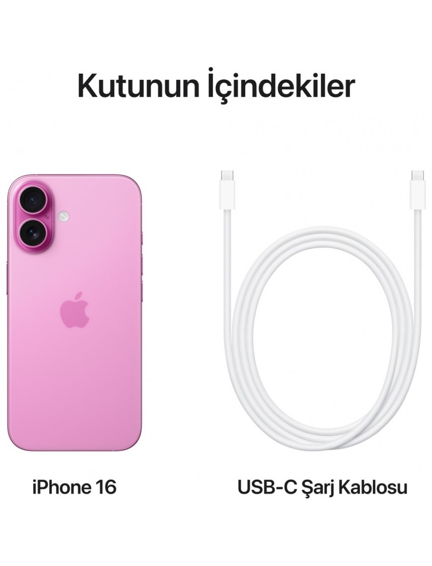 iPhone 16 128GB Pembe