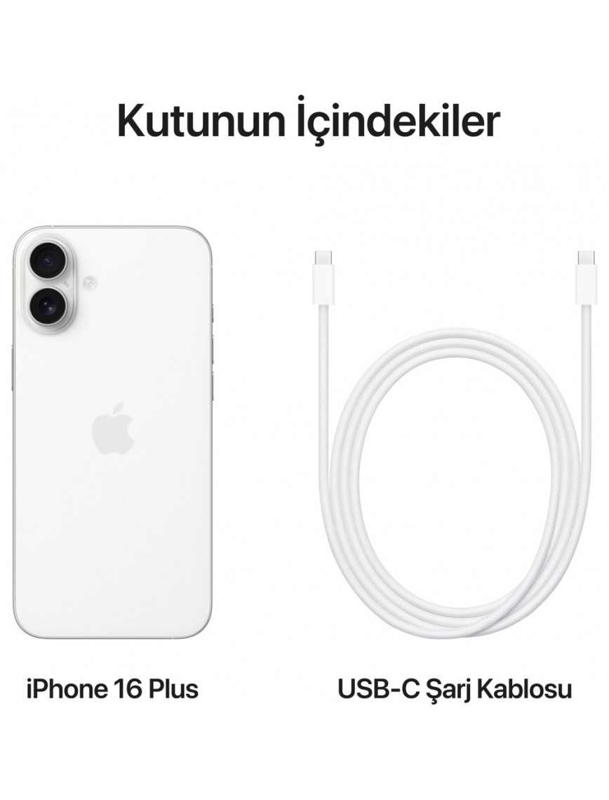 iPhone 16 Plus 256GB Beyaz